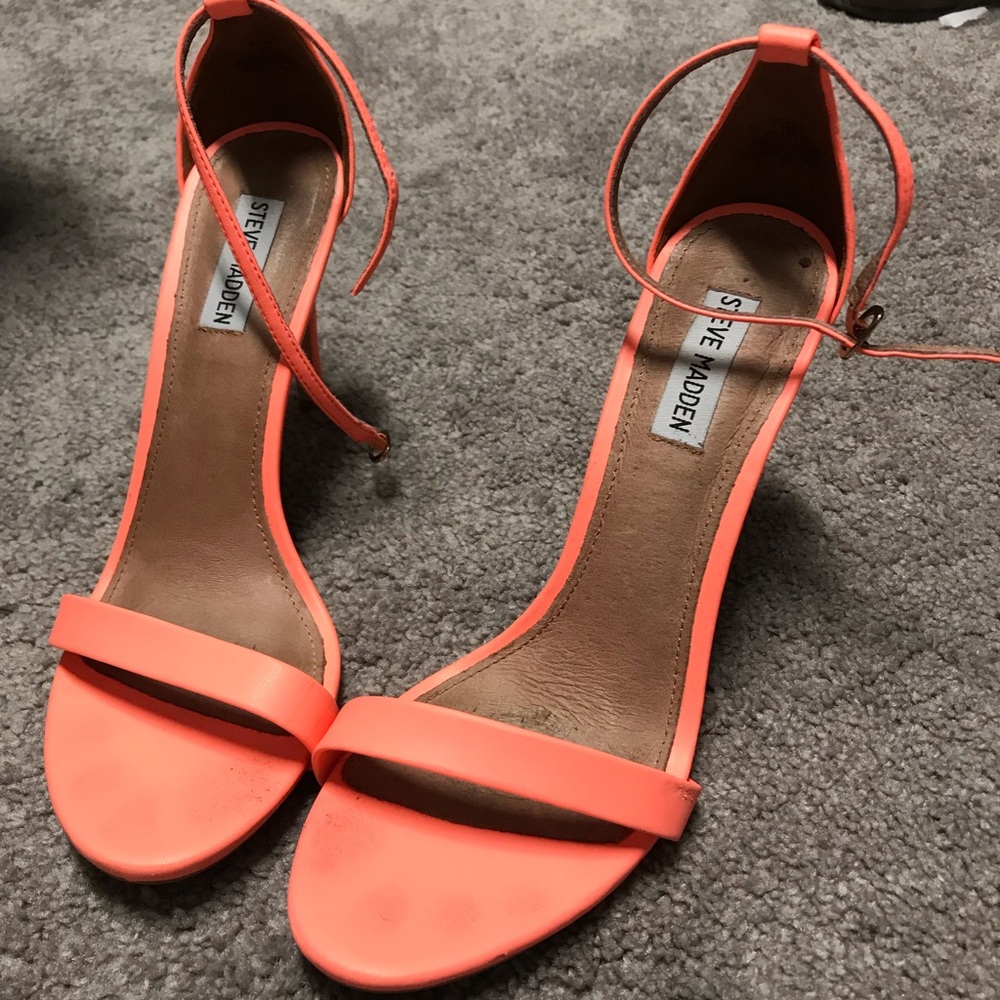 Coral Steve Madden Strappy heels